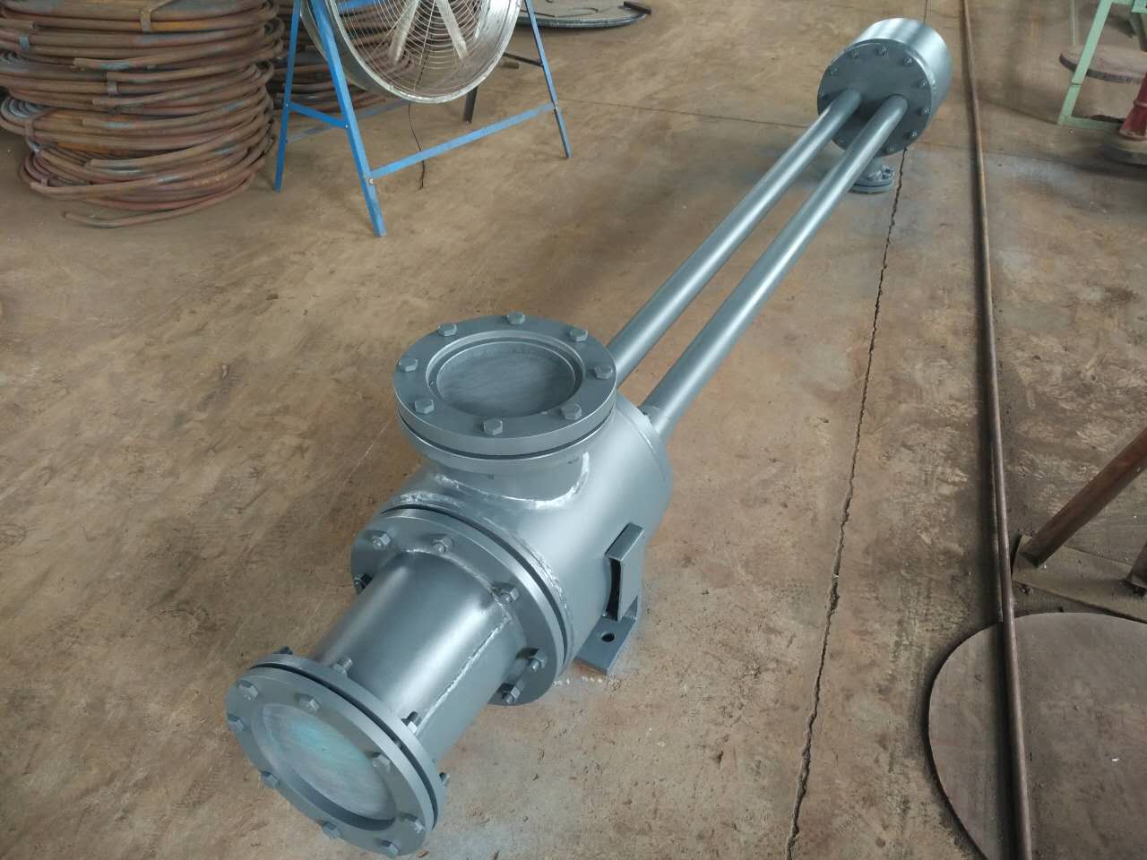新型蝸旋緩衝式射水抽氣器